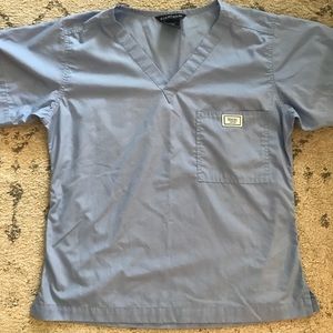 Blue Sky Scrubs Ciel Blue Top XS